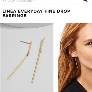 Baublebar linea everyday fine drop earrings